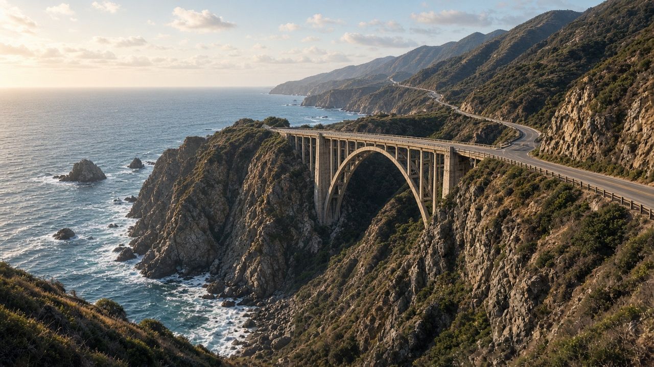 Pacific Coast Highway illustration